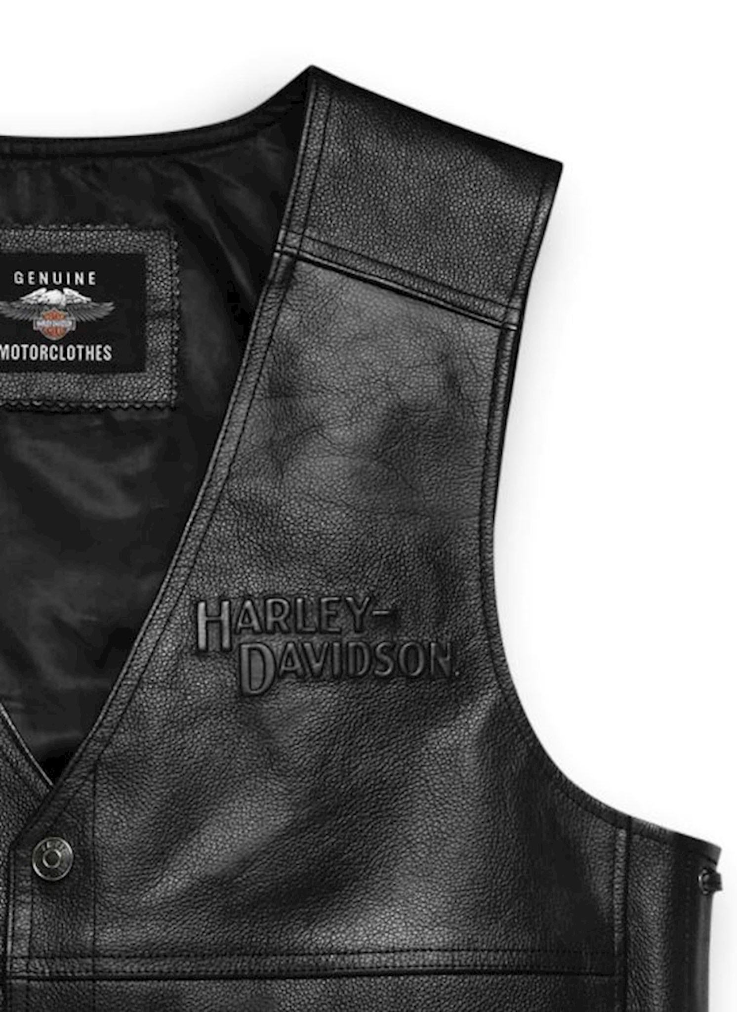 Harley davidson tradition leather vest best sale