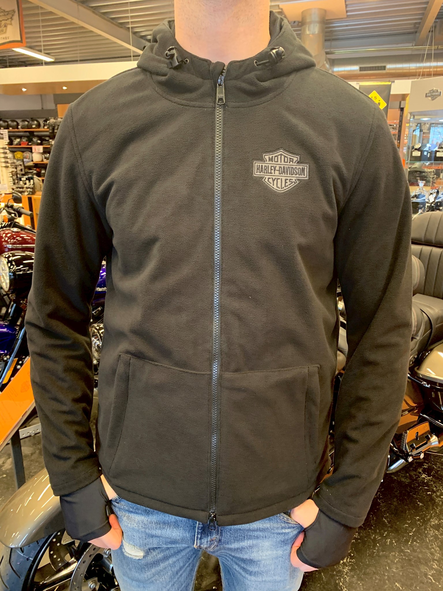 Harley on sale fleece jacket