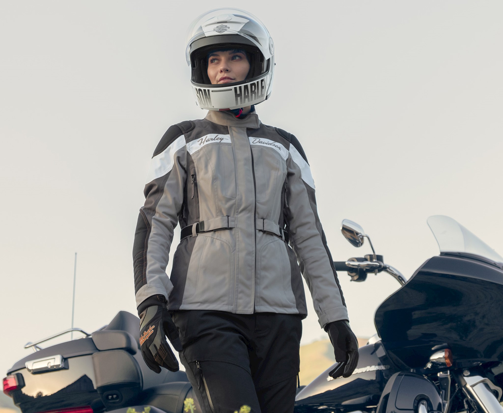 Women's textile hot sale motorcycle jacket