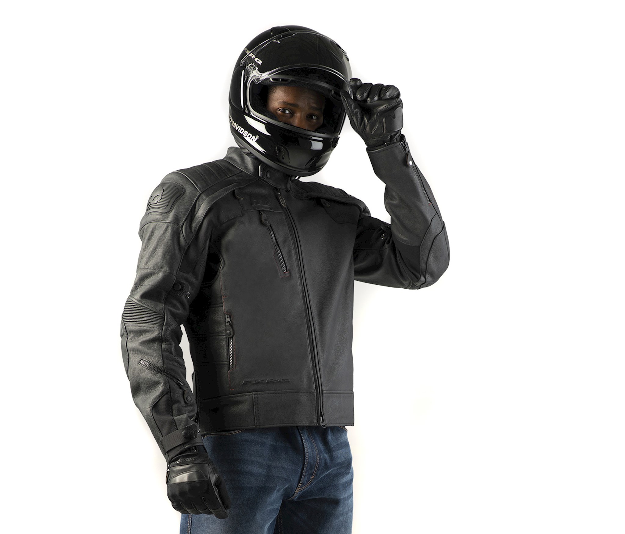 98051-19EM/000M - Harley-Davidson® Men's Leather Jacket FXRG