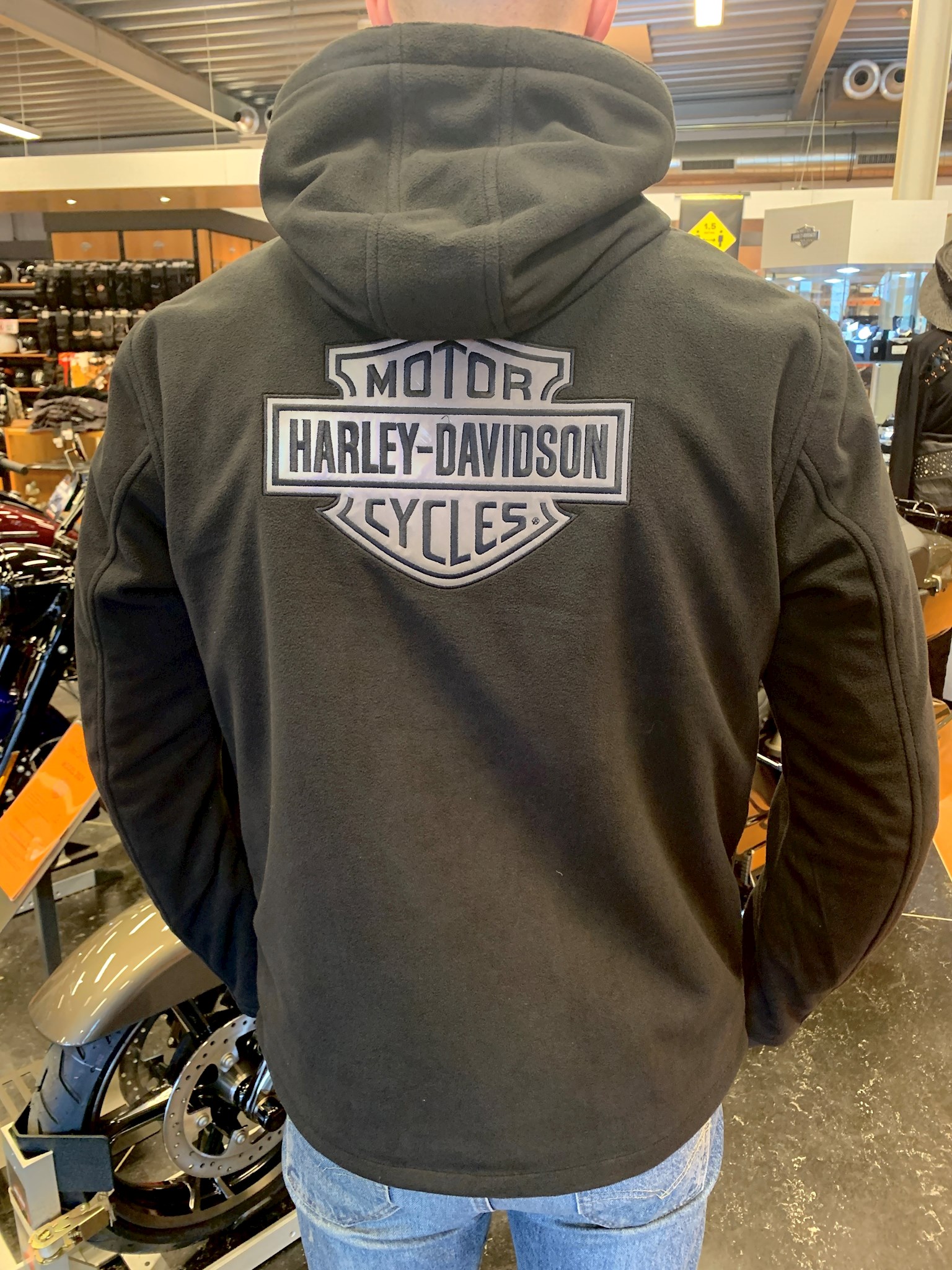 harley davidson roadway waterproof fleece jacket