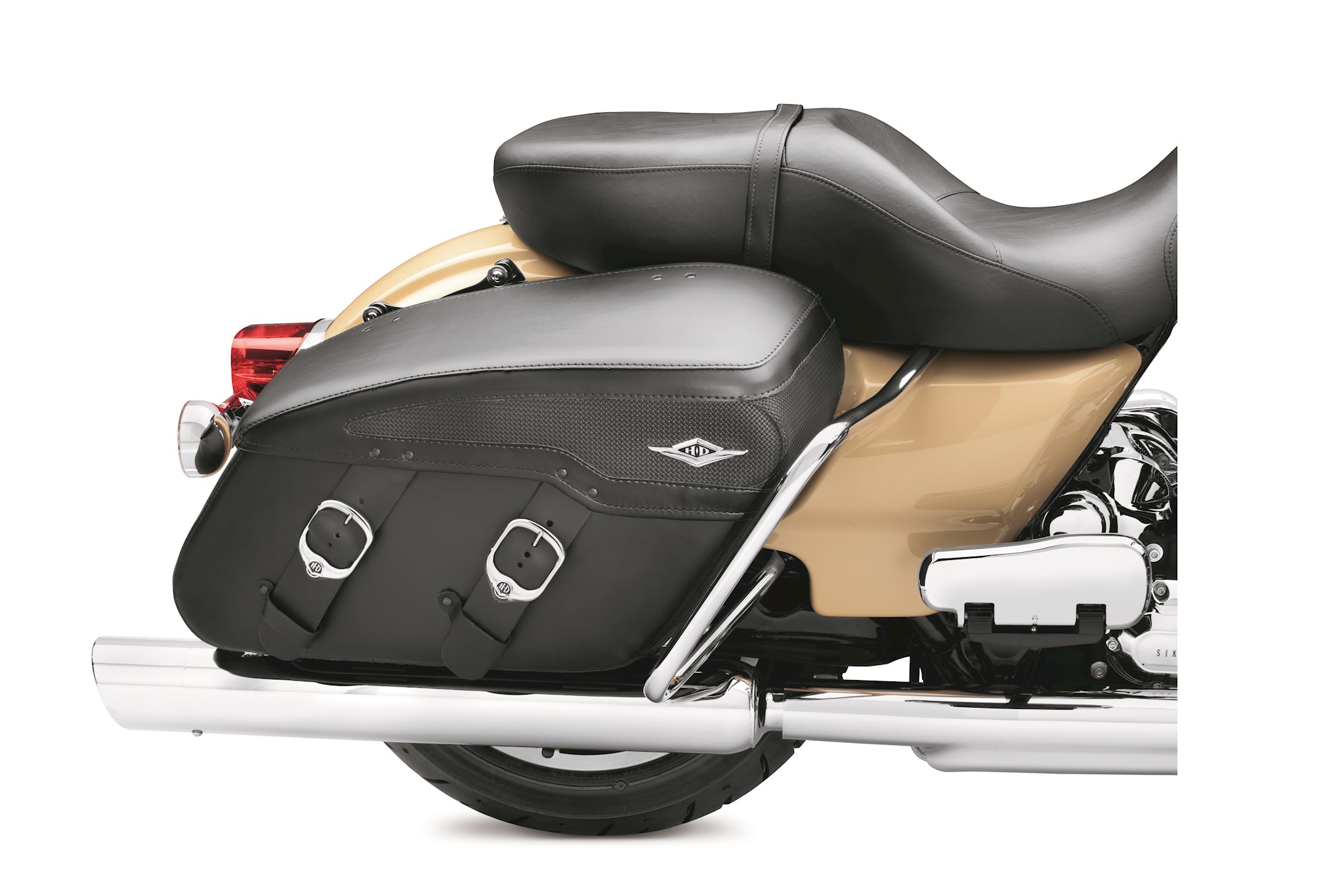 90201079 Road King Classic Leather Saddlebag Kit Motor